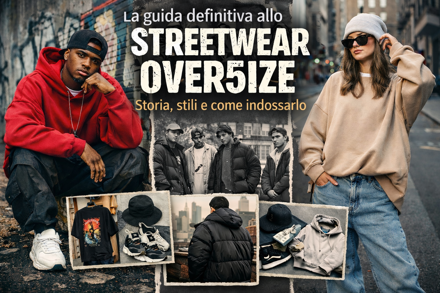 La guida definitiva allo streetwear over5ize storia, stili e come indossarlo
